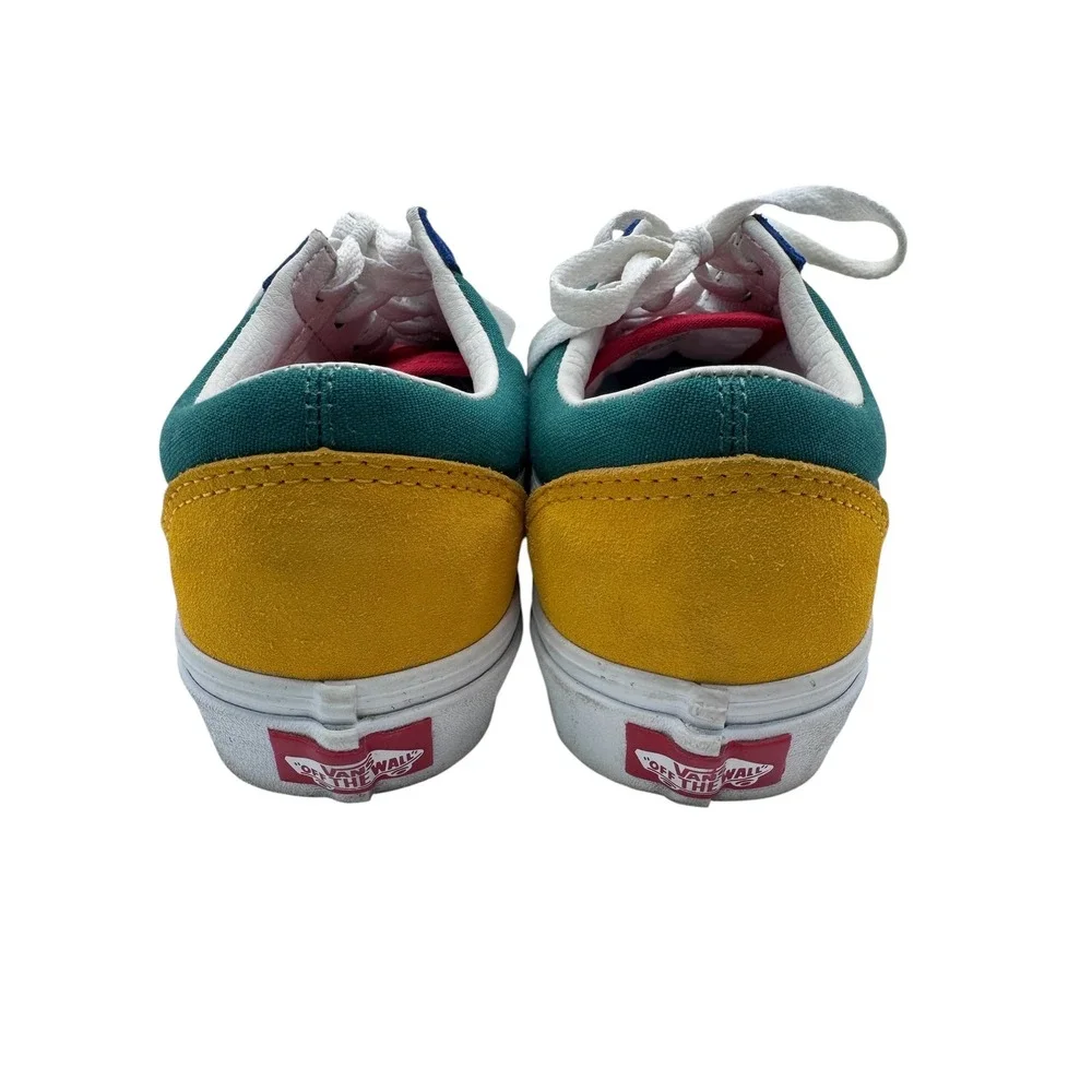Vans Men 5 Women 6.5 Multicolor Old Skool Yacht Club Sneakers Y2K Classic